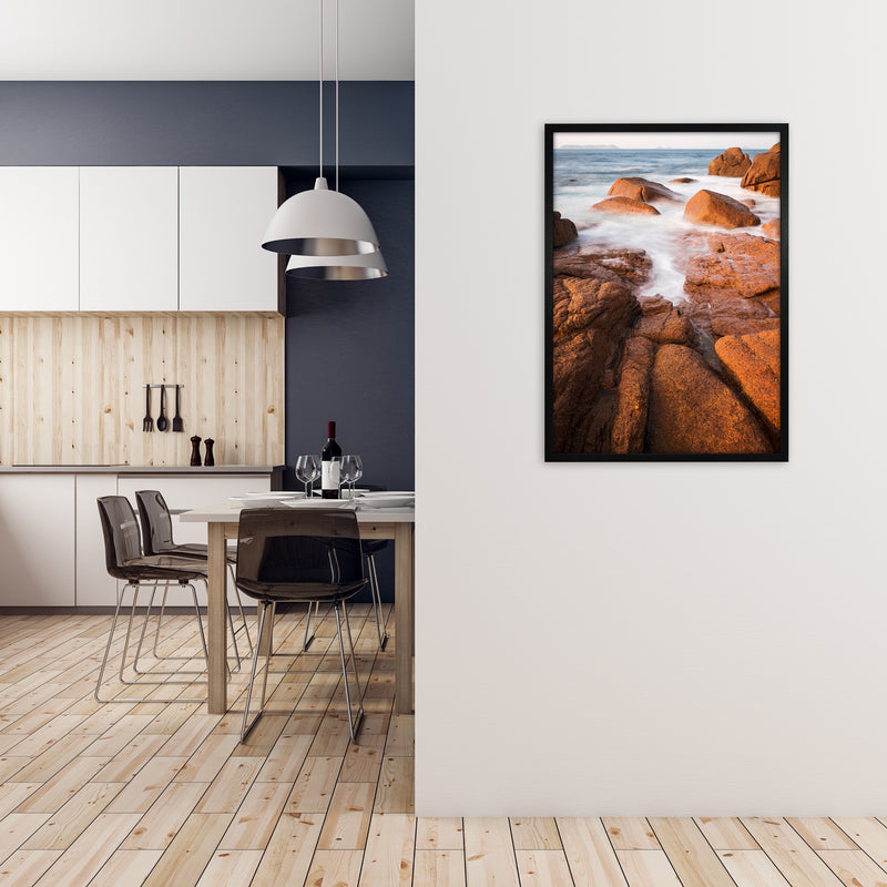 Dream In Colour Portrait Art Print by Karsten Wrobel A1 White Frame