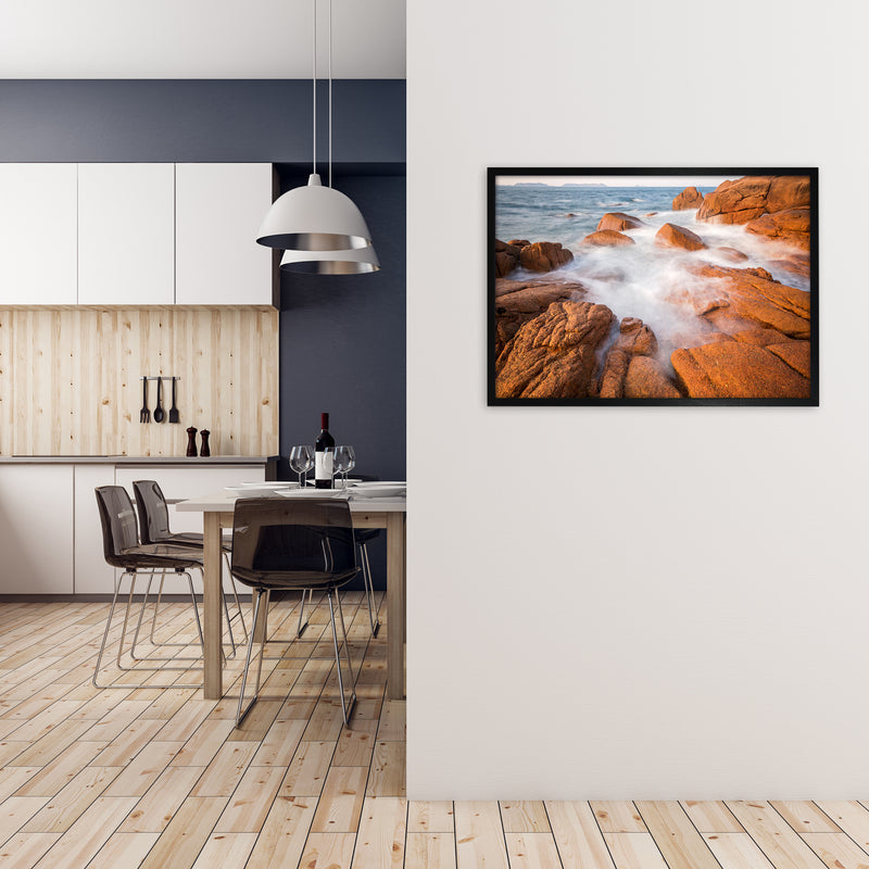 Dream In Colour Landscape Art Print by Karsten Wrobel A1 White Frame