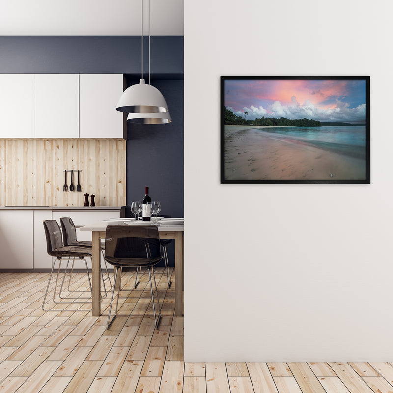 Champagne Sunrise Art Print by Karsten Wrobel A1 White Frame