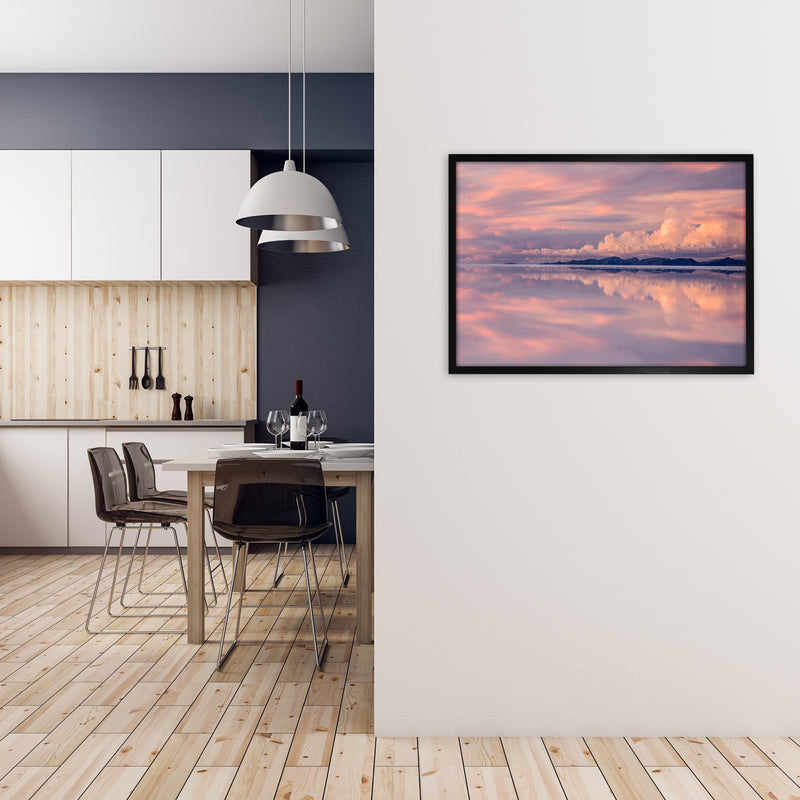 Uyuni Pastels Art Print by Karsten Wrobel A1 White Frame