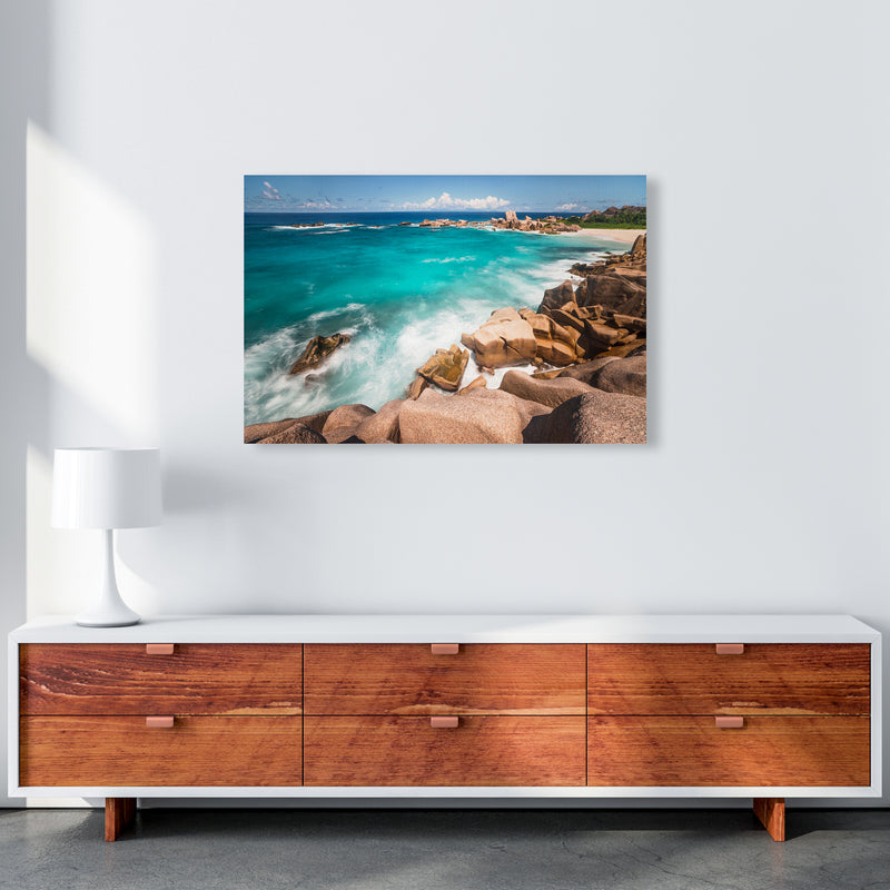 Secret Beach Landscape Art Print by Karsten Wrobel A1 Canvas
