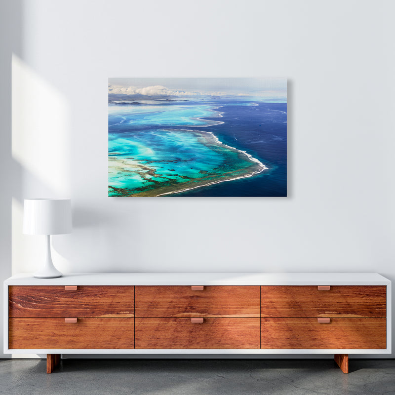 Aerial Reef Art Print by Karsten Wrobel A1 Canvas