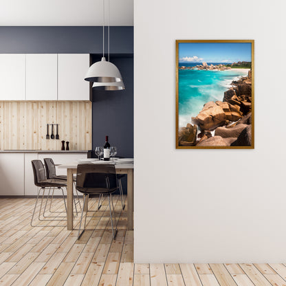 Secret Beach Portrait Art Print by Karsten Wrobel A1 Print Only