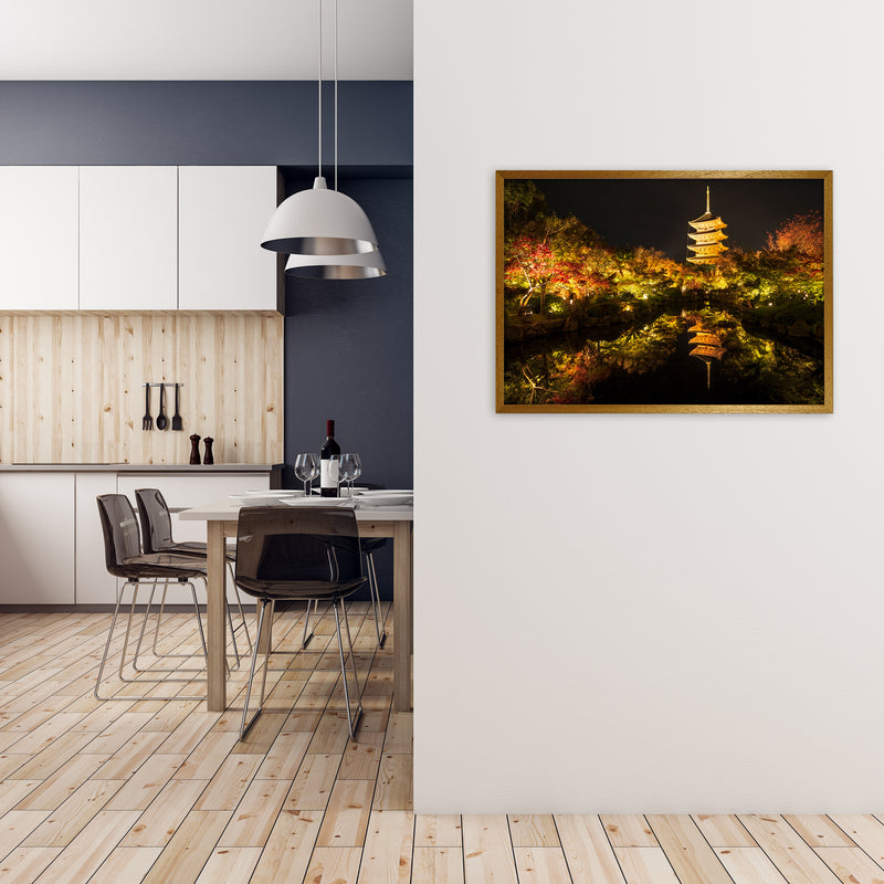Kyoto Fire Landscape Art Print by Karsten Wrobel A1 Print Only