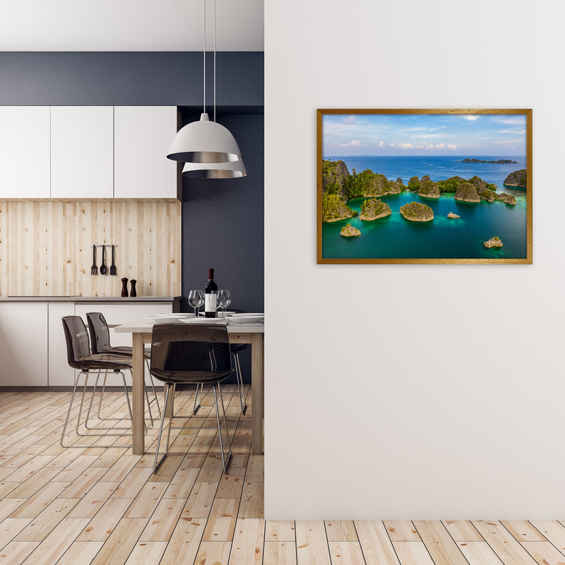 Piaynemo Bluegreen Art Print by Karsten Wrobel A1 Print Only