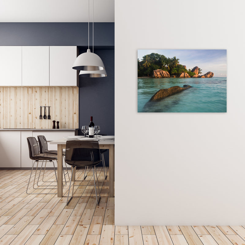 Asda Landscape Art Print by Karsten Wrobel A1 Black Frame