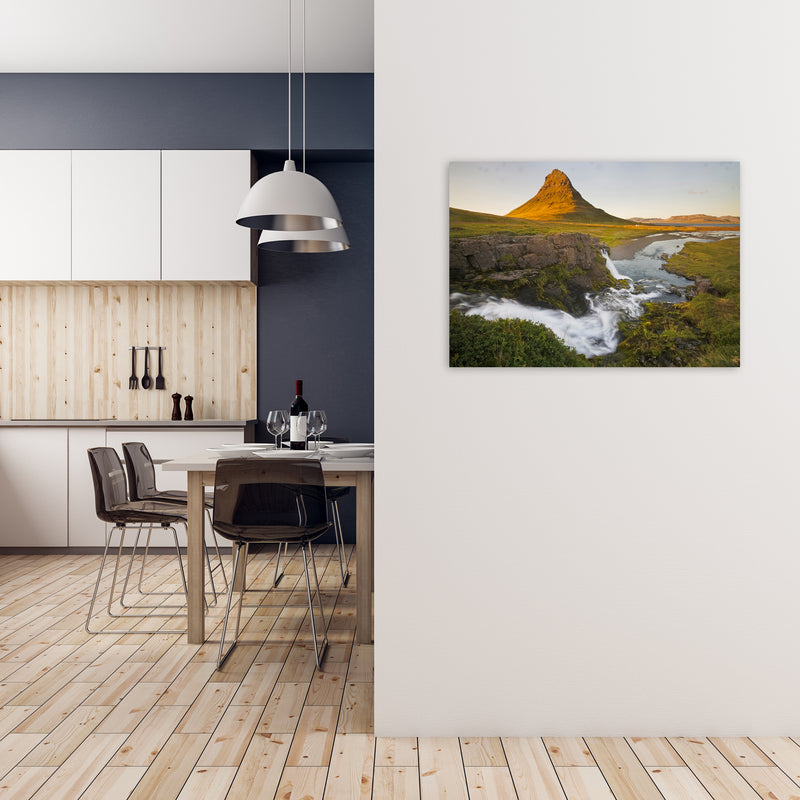 Church Falls Art Print by Karsten Wrobel A1 Black Frame