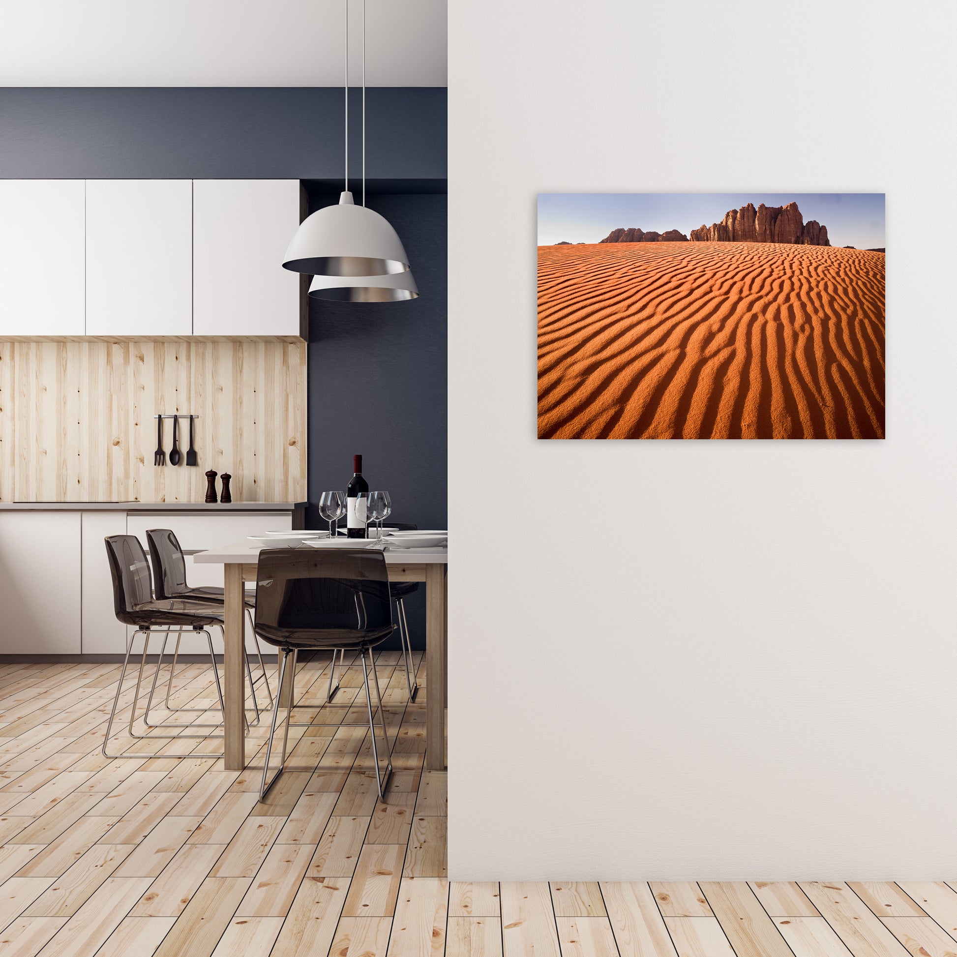 Rise Above Landscape Art Print by Karsten Wrobel A1 Black Frame