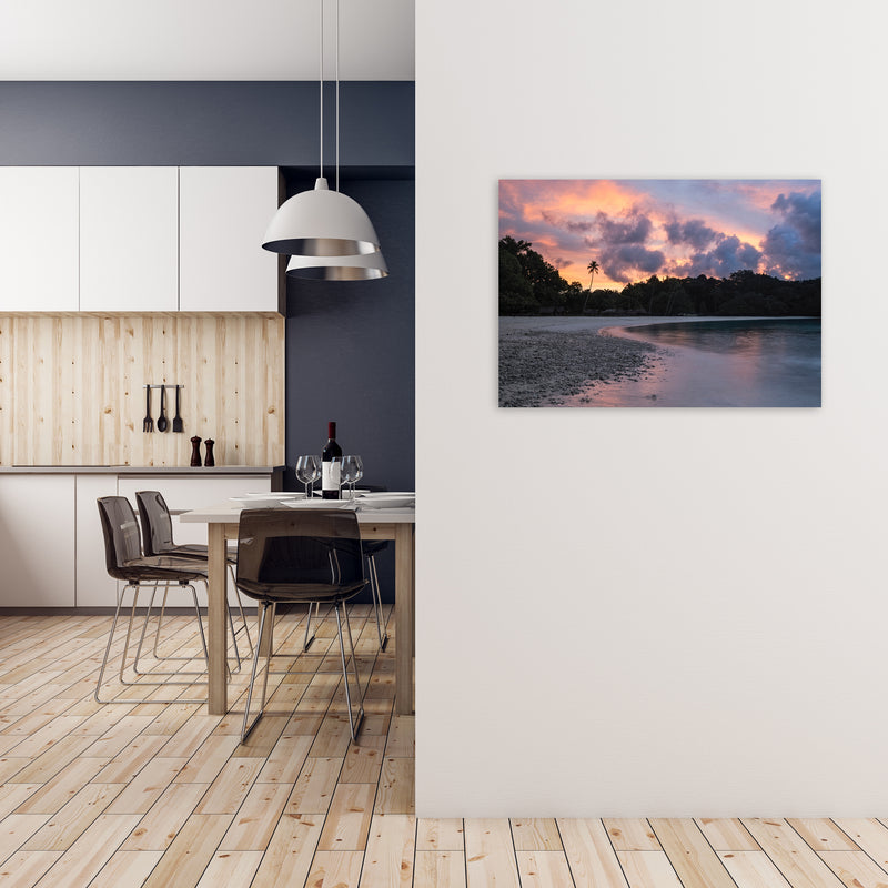 Champagne Sunset Art Print by Karsten Wrobel A1 Black Frame