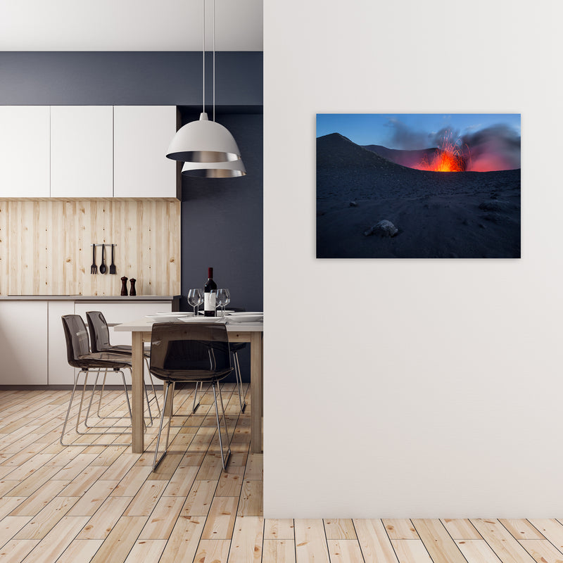 Approaching Hell Art Print by Karsten Wrobel A1 Black Frame