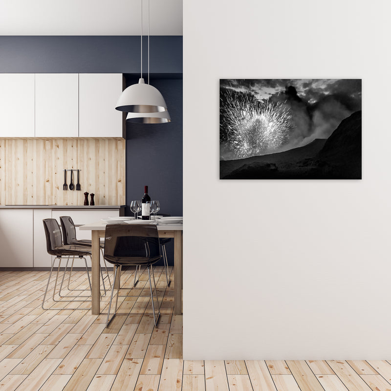 T=0 Art Print by Karsten Wrobel A1 Black Frame