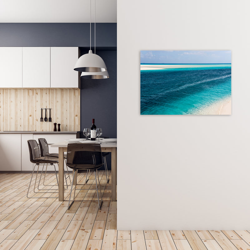 Ouvea Waters Art Print by Karsten Wrobel A1 Black Frame