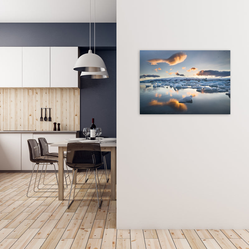 Lagoon Duck Art Print by Karsten Wrobel A1 Black Frame