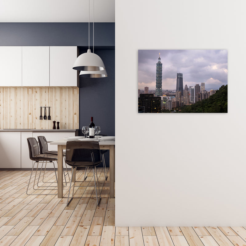 Goodnight Taipei Art Print by Karsten Wrobel A1 Black Frame