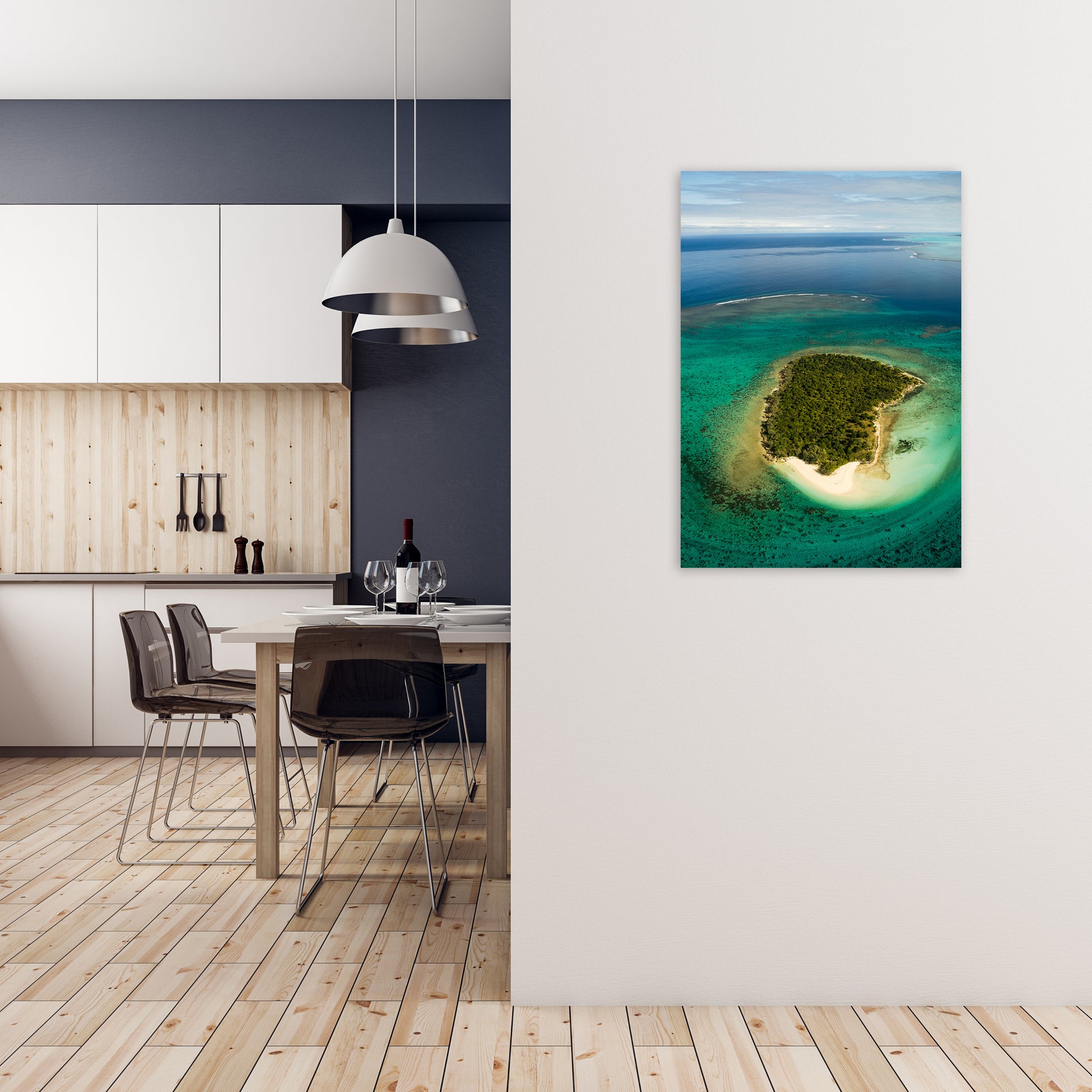 Perfect Circle Art Print by Karsten Wrobel A1 Black Frame