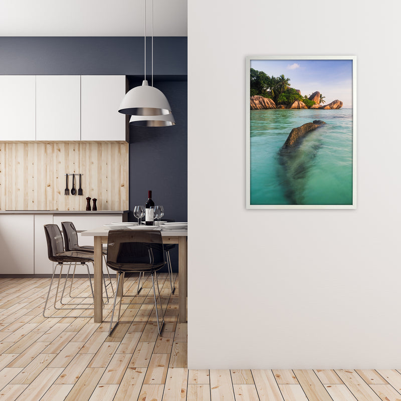 Asda Portrait Art Print by Karsten Wrobel A1 Oak Frame
