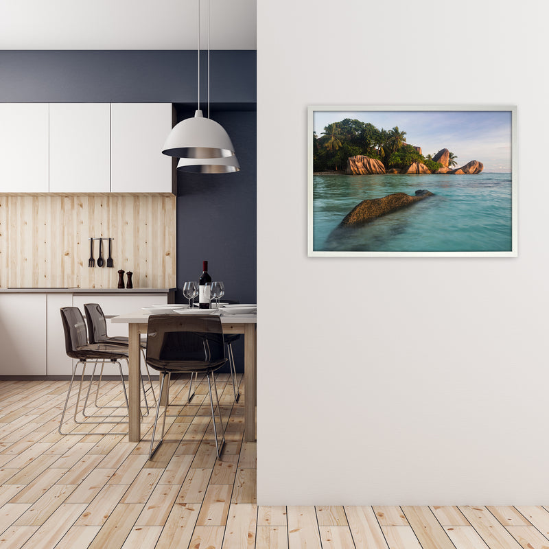 Asda Landscape Art Print by Karsten Wrobel A1 Oak Frame