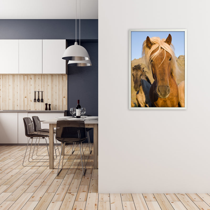 Blondie Art Print by Karsten Wrobel A1 Oak Frame