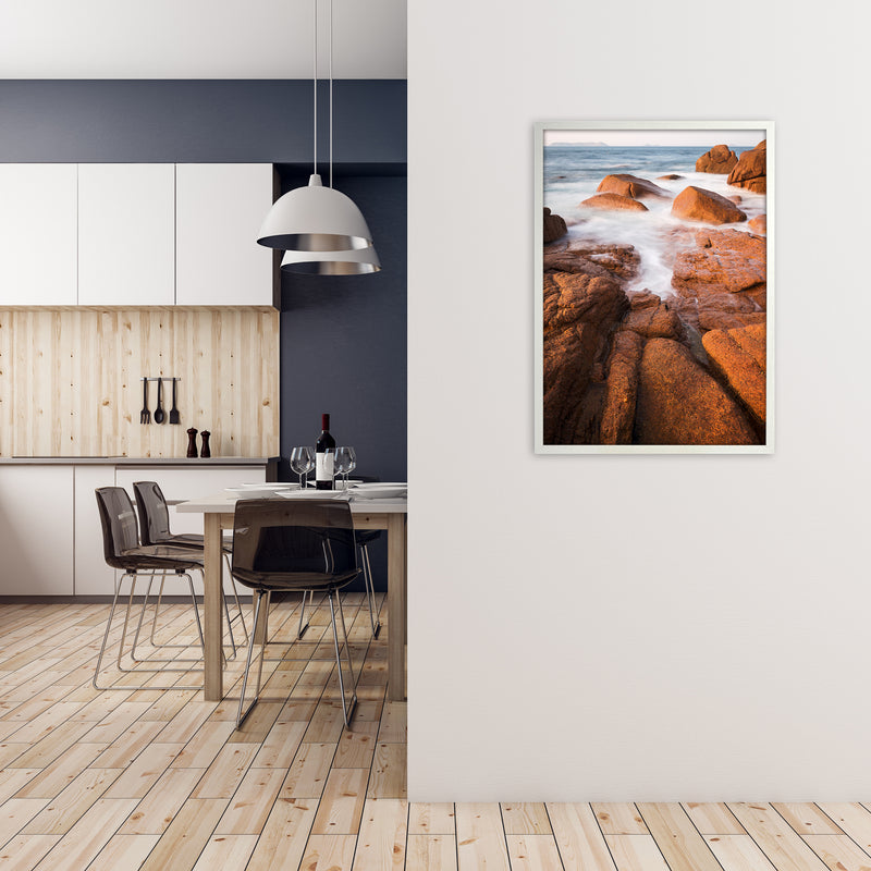 Dream In Colour Portrait Art Print by Karsten Wrobel A1 Oak Frame