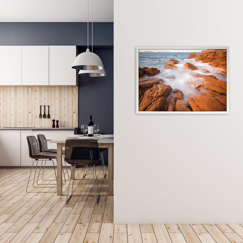 Dream In Colour Landscape Art Print by Karsten Wrobel A1 Oak Frame