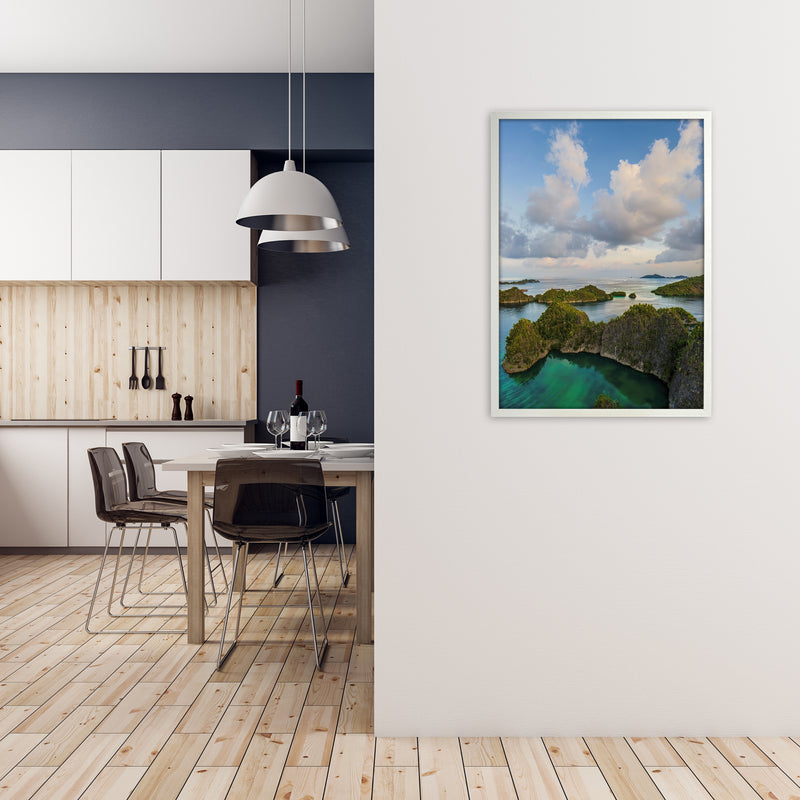 Piaynemo Art Print by Karsten Wrobel A1 Oak Frame