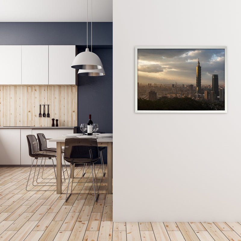 101 Art Print by Karsten Wrobel A1 Oak Frame