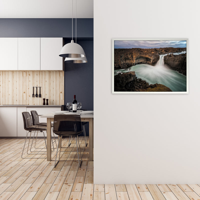 Afterglow Art Print by Karsten Wrobel A1 Oak Frame