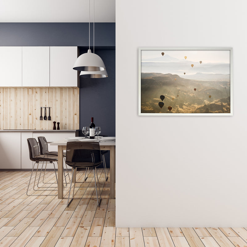 Up Up Away Art Print by Karsten Wrobel A1 Oak Frame
