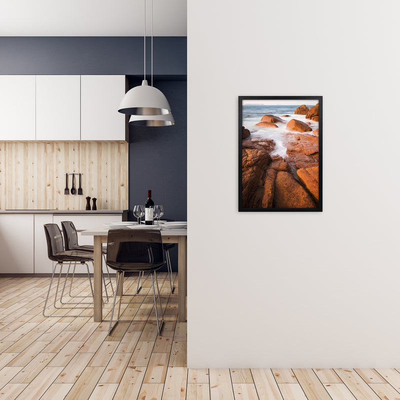 Dream In Colour Portrait Art Print by Karsten Wrobel A2 White Frame