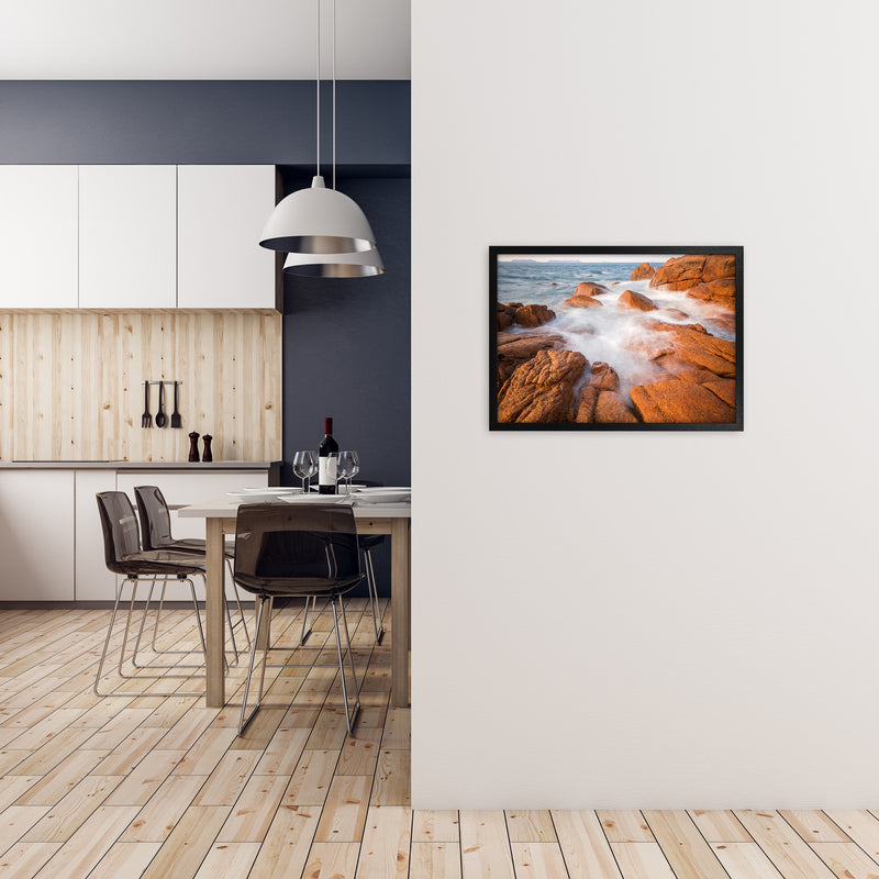 Dream In Colour Landscape Art Print by Karsten Wrobel A2 White Frame