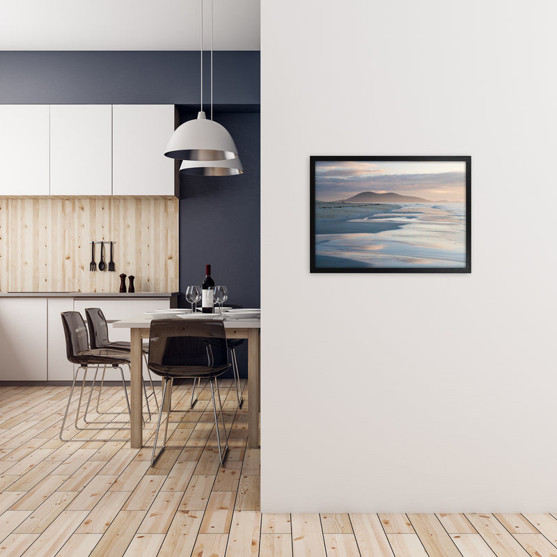 The Wind and the Sea Art Print by Karsten Wrobel A2 White Frame