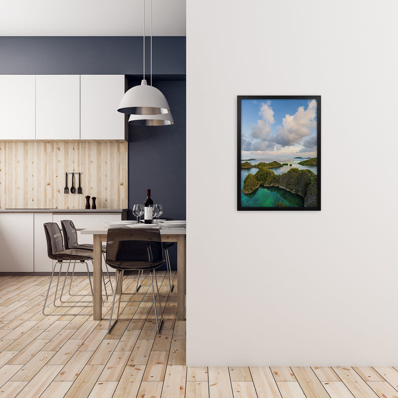Piaynemo Art Print by Karsten Wrobel A2 White Frame