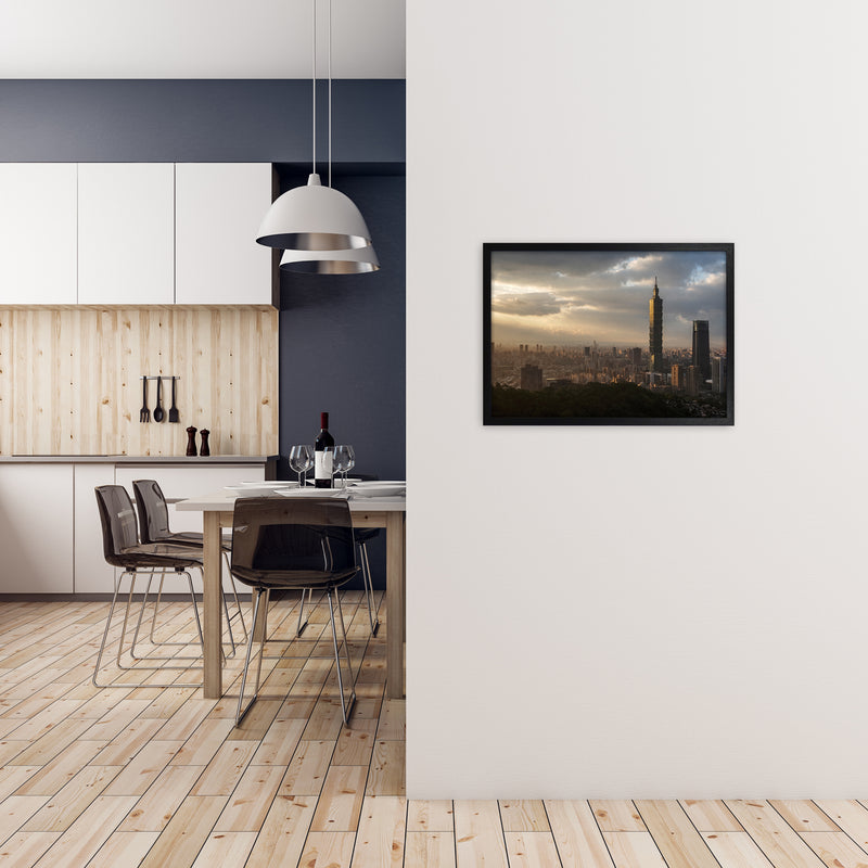 101 Art Print by Karsten Wrobel A2 White Frame