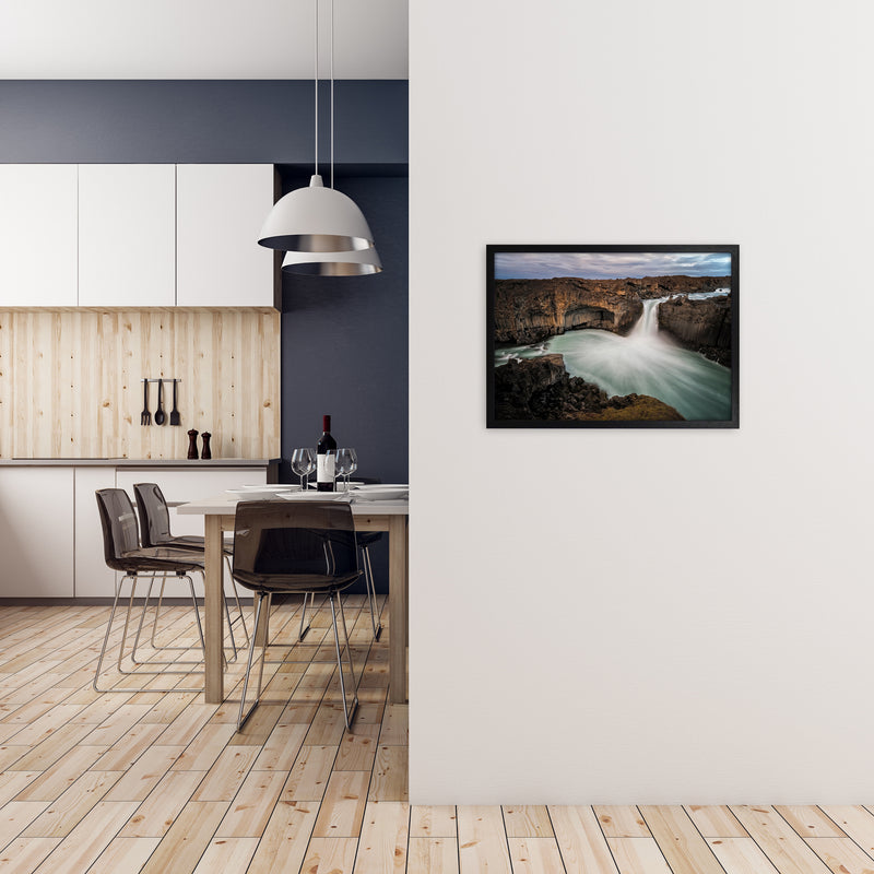 Afterglow Art Print by Karsten Wrobel A2 White Frame