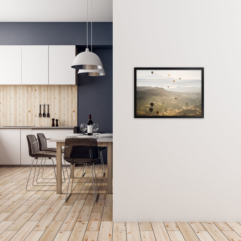 Up Up Away Art Print by Karsten Wrobel A2 White Frame