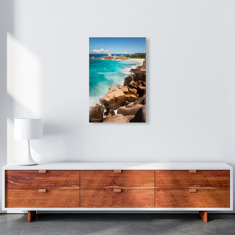 Secret Beach Portrait Art Print by Karsten Wrobel A2 Canvas