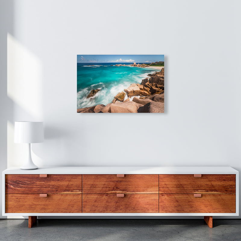 Secret Beach Landscape Art Print by Karsten Wrobel A2 Canvas