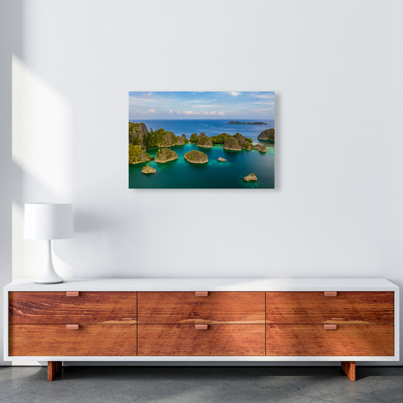 Piaynemo Bluegreen Art Print by Karsten Wrobel A2 Canvas