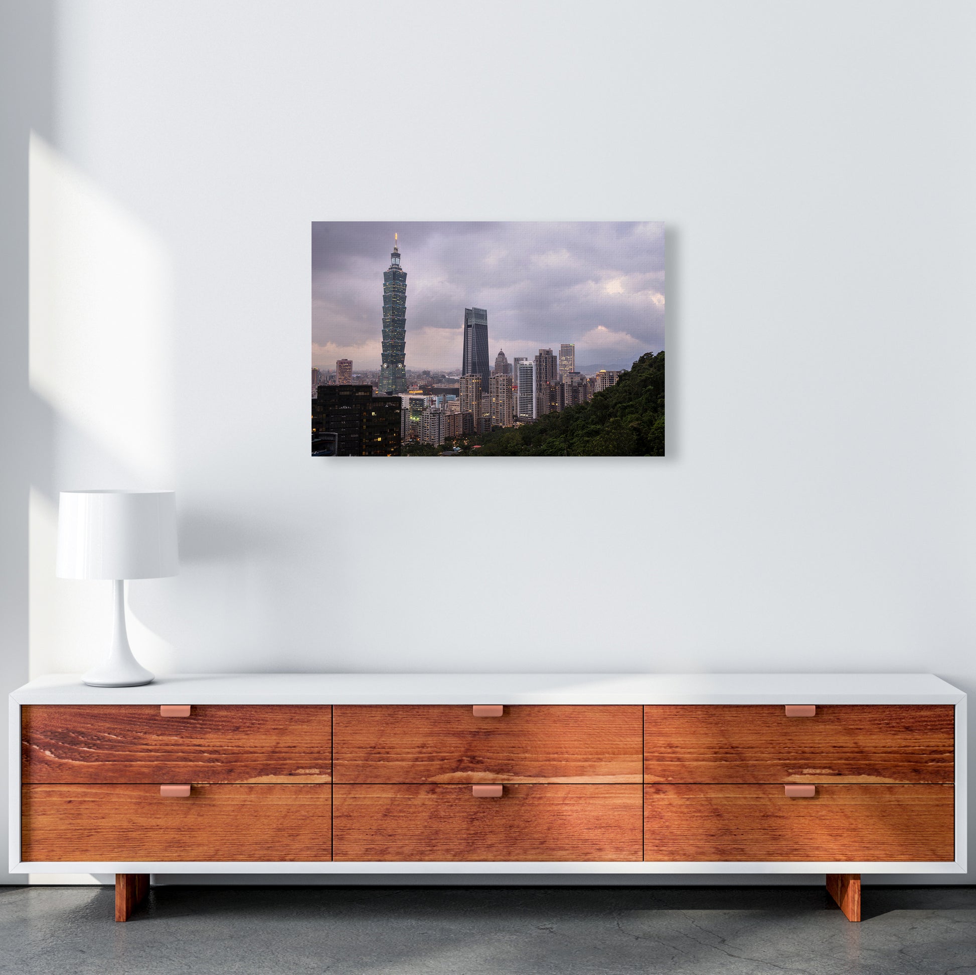 Goodnight Taipei Art Print by Karsten Wrobel A2 Canvas