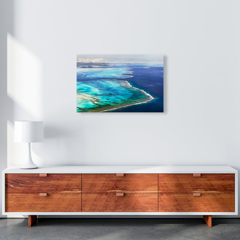 Aerial Reef Art Print by Karsten Wrobel A2 Canvas