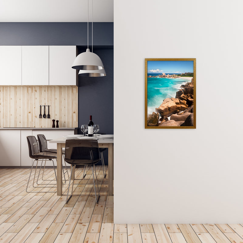 Secret Beach Portrait Art Print by Karsten Wrobel A2 Print Only