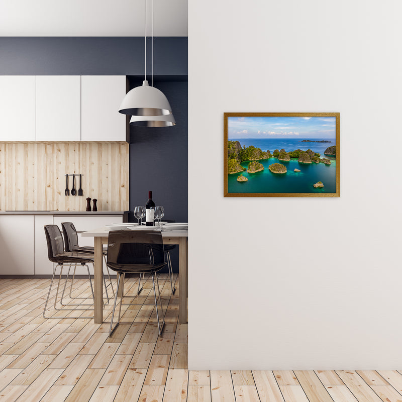 Piaynemo Bluegreen Art Print by Karsten Wrobel A2 Print Only