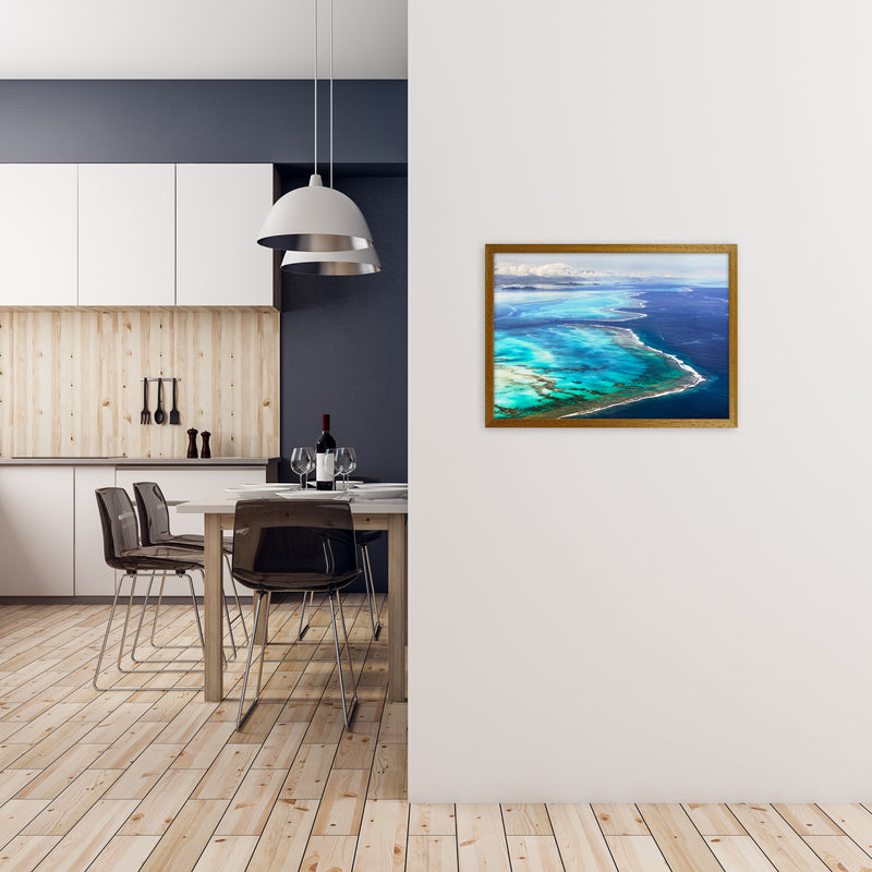Aerial Reef Art Print by Karsten Wrobel A2 Print Only