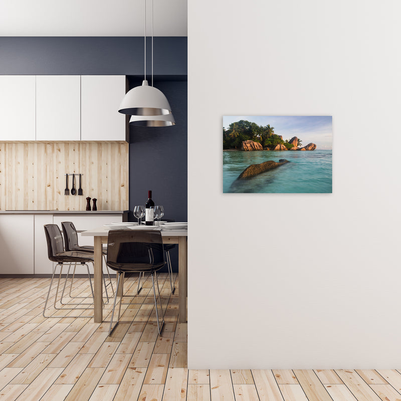 Asda Landscape Art Print by Karsten Wrobel A2 Black Frame