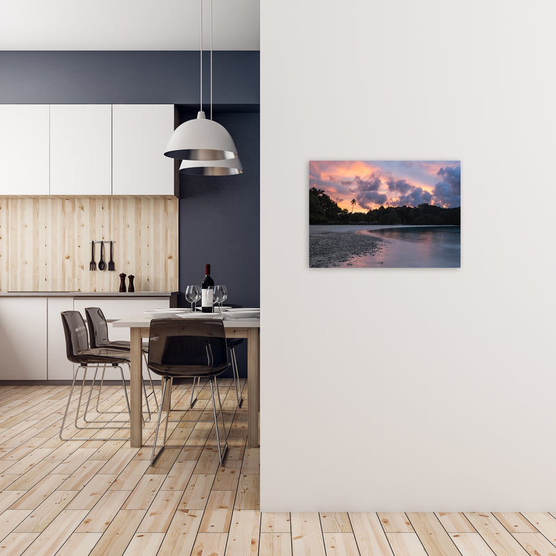 Champagne Sunset Art Print by Karsten Wrobel A2 Black Frame