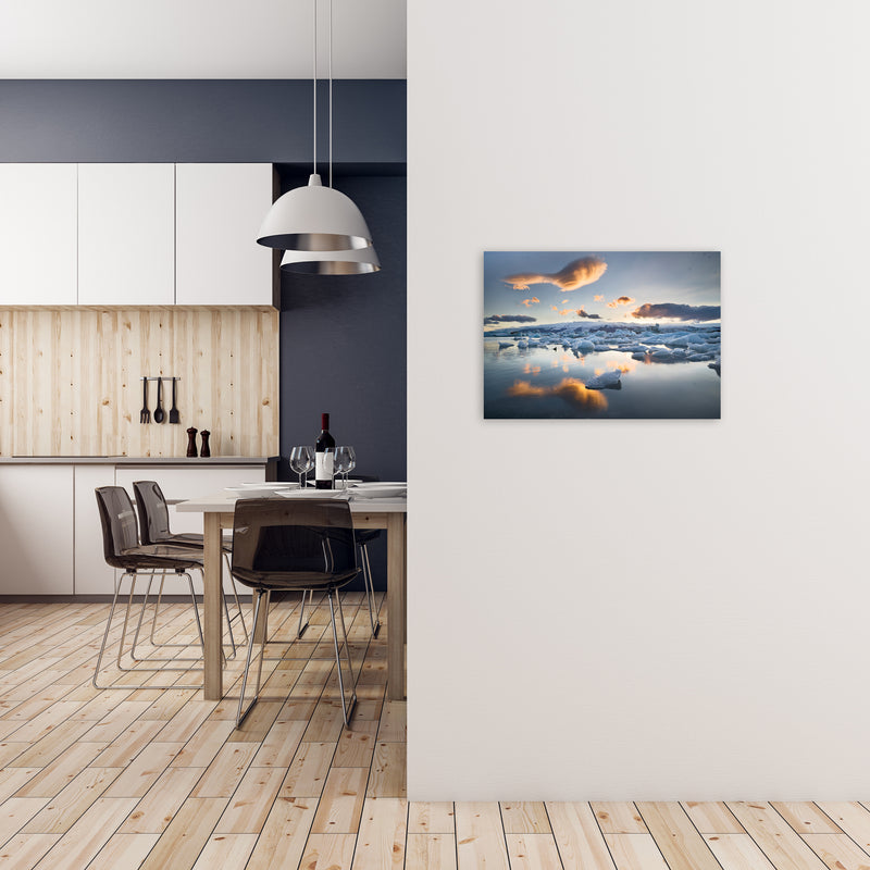 Lagoon Duck Art Print by Karsten Wrobel A2 Black Frame