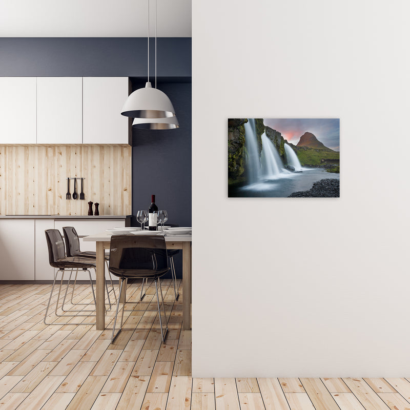 Triple Falls Art Print by Karsten Wrobel A2 Black Frame