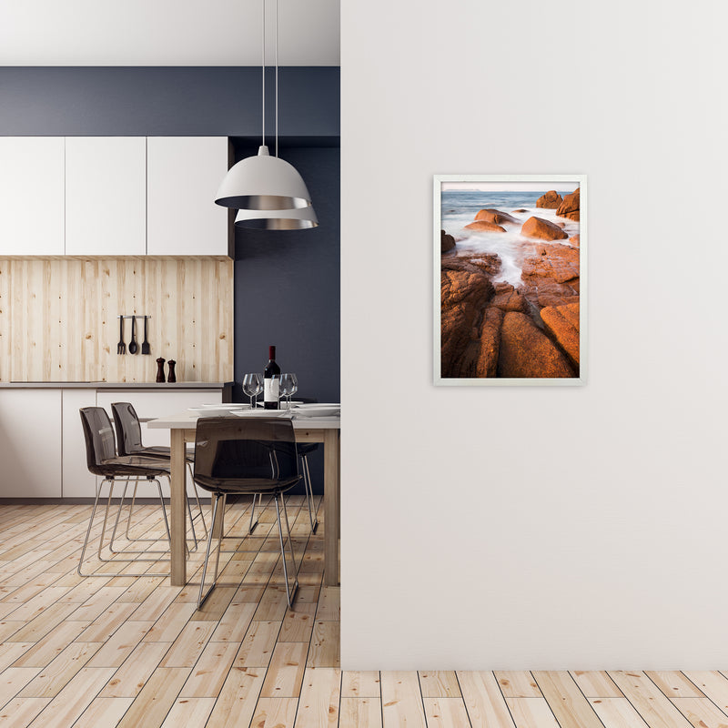 Dream In Colour Portrait Art Print by Karsten Wrobel A2 Oak Frame