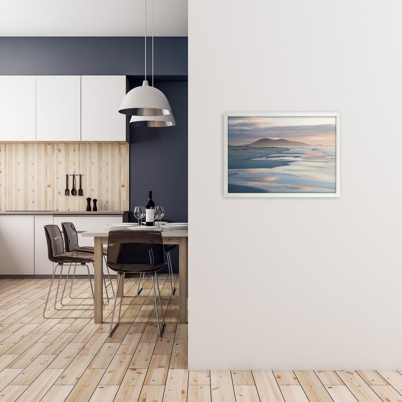 The Wind and the Sea Art Print by Karsten Wrobel A2 Oak Frame