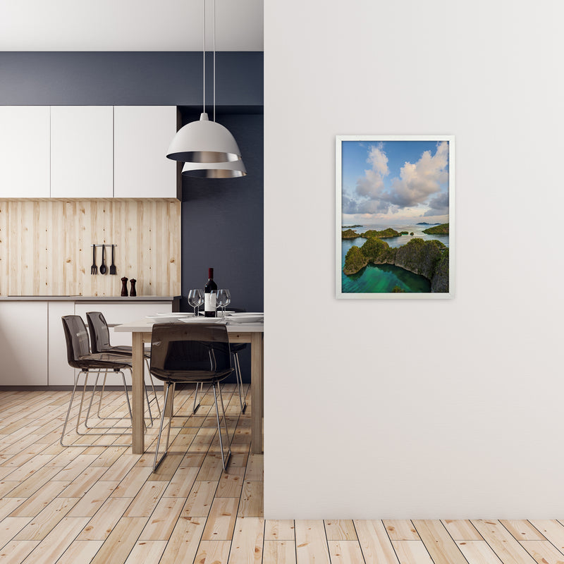 Piaynemo Art Print by Karsten Wrobel A2 Oak Frame